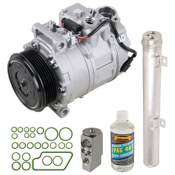 For Mercedes GL320 GL350 2009 2010 2011 2012 AC Compressor w/ A/C Repair Kit - BuyAutoParts
