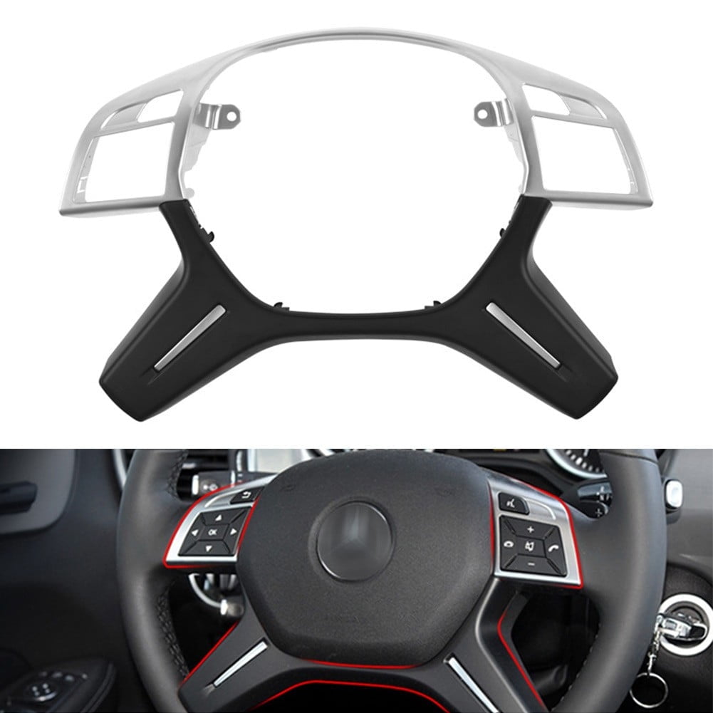 For Mercedes ML GL GLS W166 W204 W212 Car Steering Wheel Center Bezel Cover Trim Auto Accessories