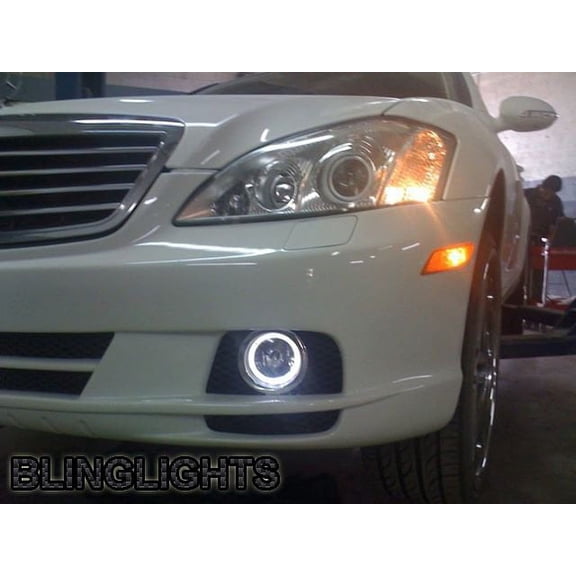 For Mercedes S-Class w221 AMG Fog Lamp Driving Light Kit Halo Angel Eyes