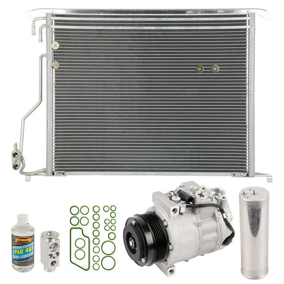 For Mercedes SL500 2003-2006 A/C Kit w/ AC Compressor Condenser & Drier - BuyAutoParts