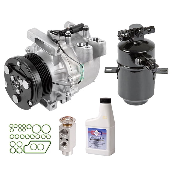 For Mercedes SL500 SL600 1999 2000 2001 2002 AC Compressor w/ A/C Repair Kit - BuyAutoParts