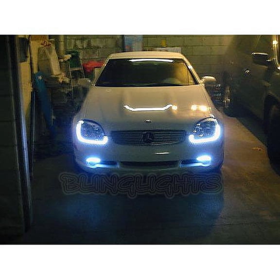 For Mercedes SLK R170 LED DRL Head Lights Strips Day Time Running Lamps Kit