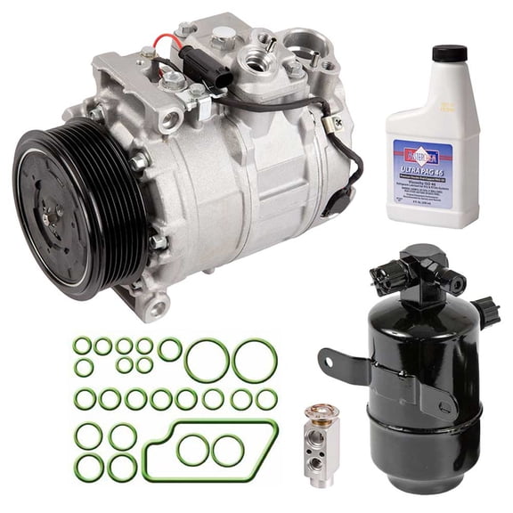 For Mercedes SLK32 AMG 2002 2003 2004 AC Compressor w/ A/C Repair Kit - BuyAutoParts