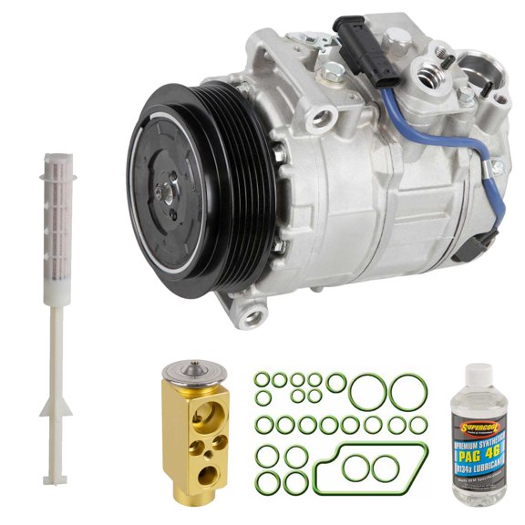 For Mercedes SLK55 AMG 2012 2013 2014 AC Compressor & A/C Repair Kit - BuyAutoParts