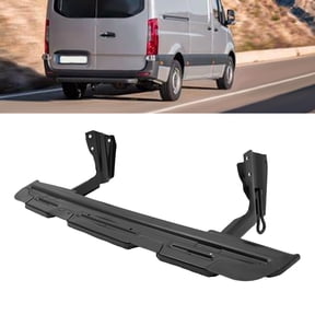 For Mercedes Sprinter 2500 3500 2019-2024 Rear Bumper Step Running Board Kit Black Closed