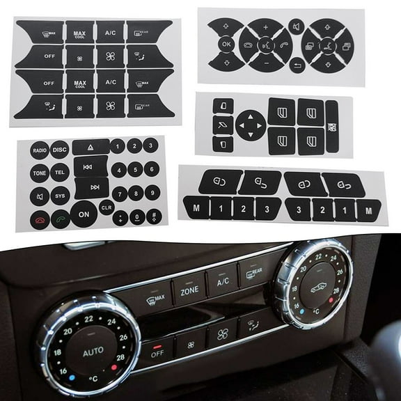 For Mercedes W204 W212 W218 2007-2014 Steering AC Control Button Repair Kit