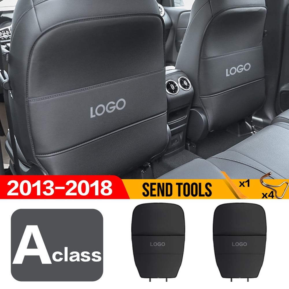 For Mercedes benz 2024 GLB 250 GLA CLA W117 C118 A Class B class W246 Anti dirty pad Superfiber Leather Accessories Car interior Seat anti kick pad seat cover protector Walmart