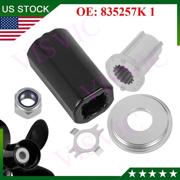 For Mercury MerCruiser Alpha Flo-Torq 2 II Propeller Hub KIT # 835257K1 835257Q1