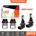 thumbnail image 1 of For Mercury Mountaineer 2000-2005 -4x LED Headlight Bulbs 9007/HB5 High Low Beam 9005/9145/9006 Fog Light 6000KWhite, 1 of 15
