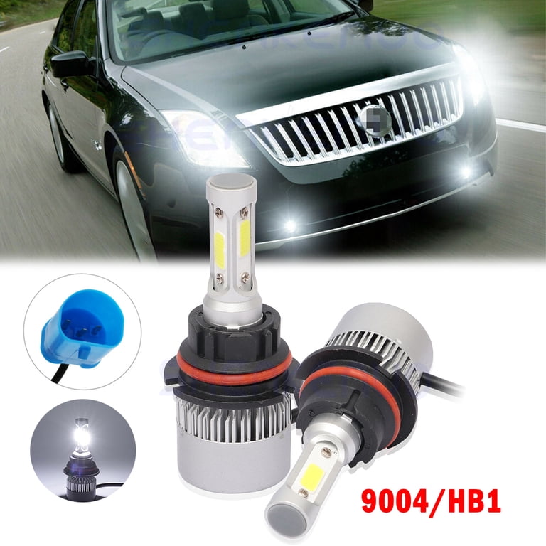 2pc 9007 LED Headlight Bulbs 6000K For Isuzu Rodeo 1991-1999 & Trooper