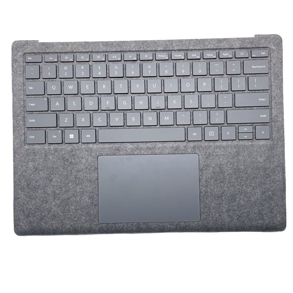 For Microsoft Surface 3 4 13.5" 1867 1868 1950 US Palmrest Backlit Keyboard Gray