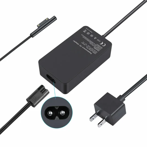 For Microsoft Surface Pro 3 4 5 6 Go Book Power AC Adapter Laptop Charger 1800