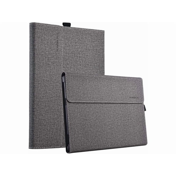 For Microsoft Surface Pro 8 Case - Premium PU Leather Stand Cover with Multiple Angle Viewing / Pen Holder for Surface Pro 8 13 inch 2021