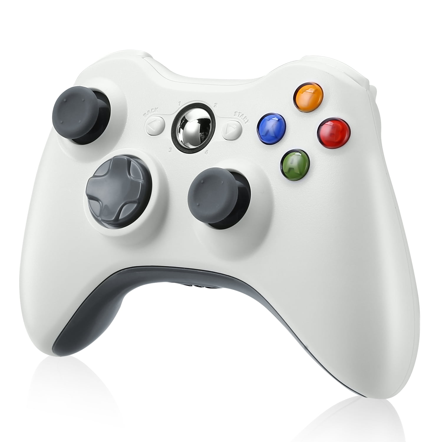 For Microsoft Xbox 360 Wireless Controller (White)