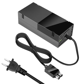 Power Supply Brick for Xbox One with Power Cord, AC Adapter Power Supply Charge Compatible with Xbox One Console, 100-240V Auto Voltage