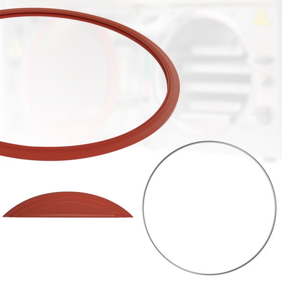 For Midmark M11 M11D Autoclave Door Seal Gasket Assembly Kit Including Dam and Hoop