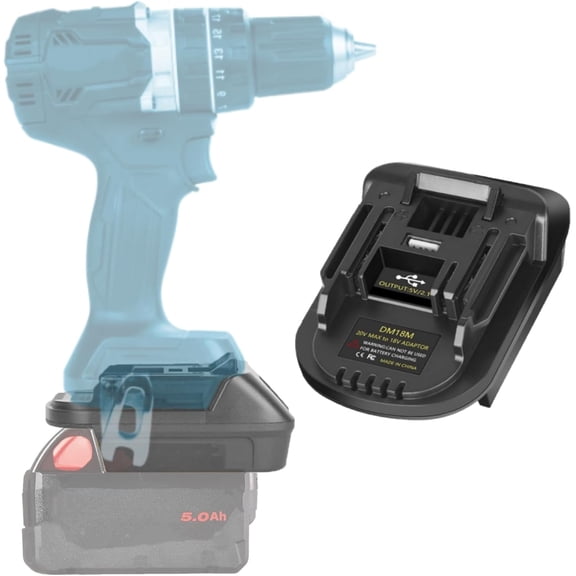 For Milwaukee Battery Adapter, Convert for Milwaukee for M18 Battery to Work for Other Tools (for M18 Battery to for Makita 18V Tool)