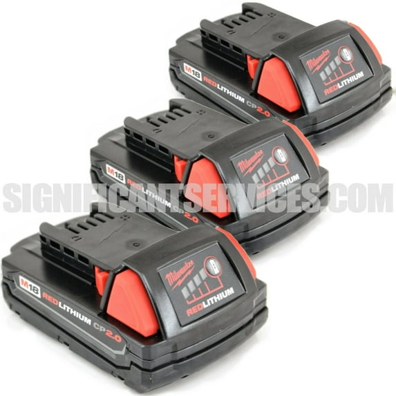 For Milwaukee M18 18V 48-11-1820 M18B Lithium 2.0Ah Compact Battery 48-11-1815