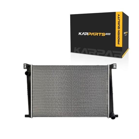 For Mini Cooper 2007-2015 Radiator | 1.6L L4 | Made Of Plastic And Aluminum | Replacement For 17117535099, 17118675266