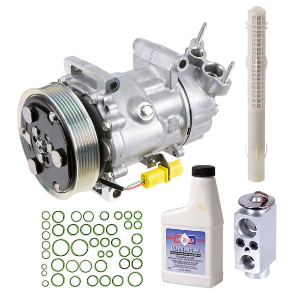 For Mini Cooper 2007 AC Compressor w/ A/C Repair Kit - BuyAutoParts