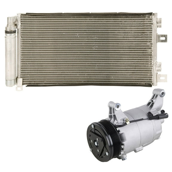 For Mini Cooper 2008 AC Compressor w/ A/C Condenser & Drier - BuyAutoParts