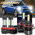 thumbnail image 1 of CHUSYYRAY 6000K White Mini LED Hi-Lo Automotive Bulb fits Universal Vehicles 4 Pack, 1 of 13