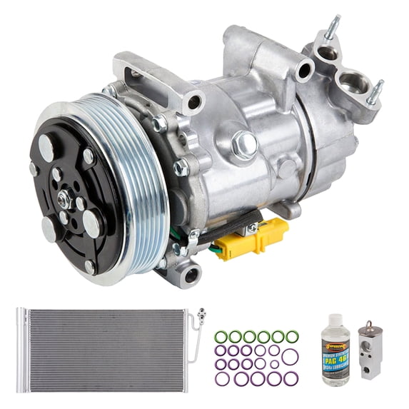 For Mini Cooper 2011-2014 A/C Kit w/ AC Compressor Condenser & Drier - BuyAutoParts