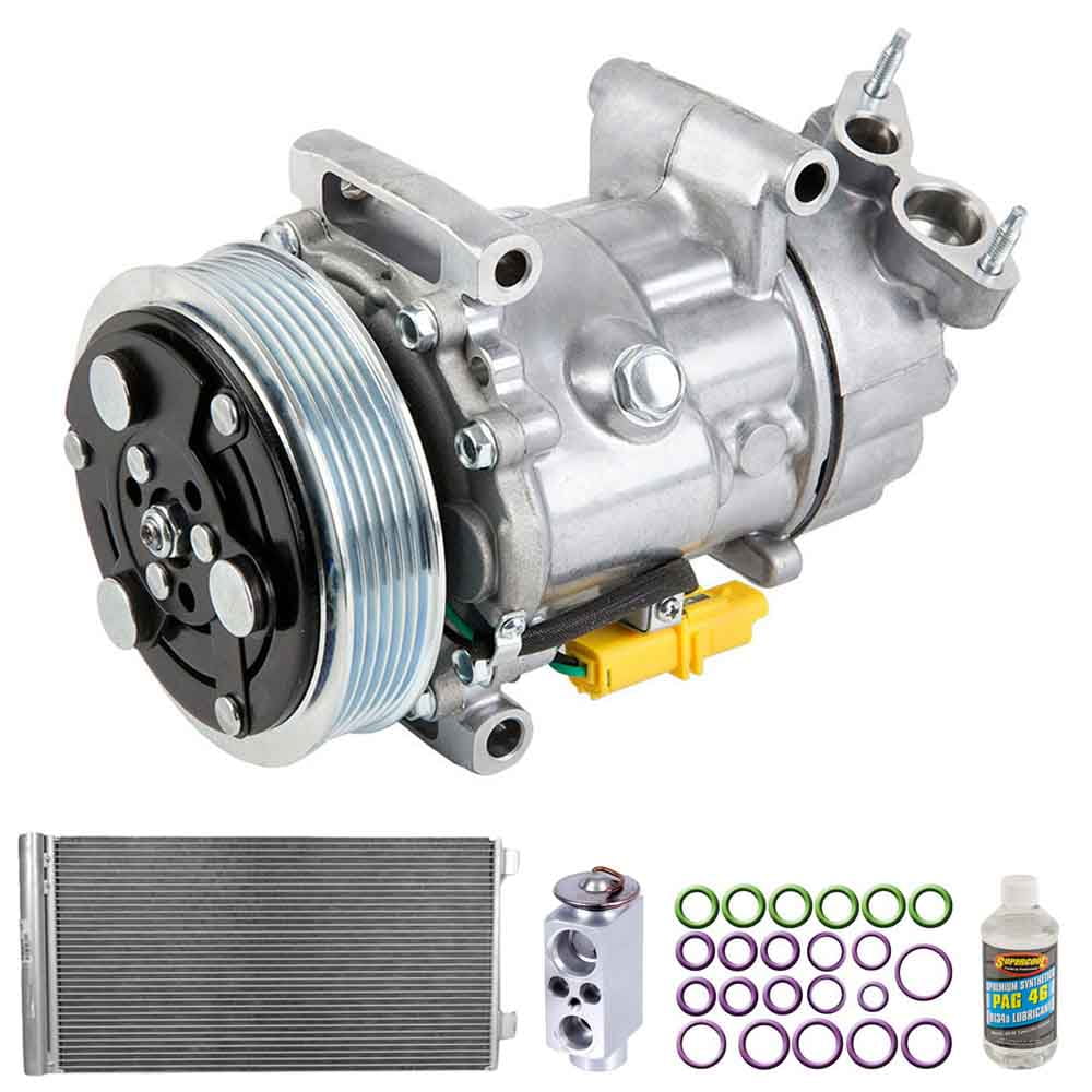 For Mini Cooper 2011-2015 A/C Kit w/ AC Compressor Condenser & Drier - BuyAutoParts