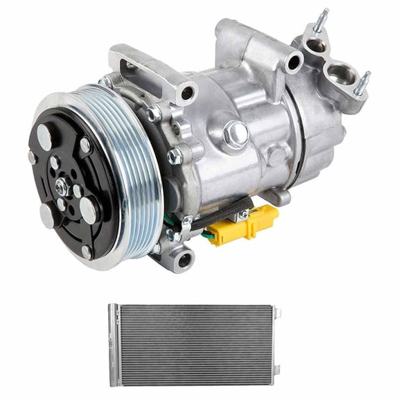 For Mini Cooper 2011-2015 AC Compressor w/ A/C Condenser & Drier - BuyAutoParts