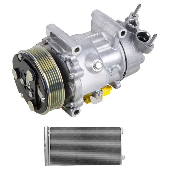 For Mini Cooper 2011-2015 OEM AC Compressor w/ A/C Condenser & Drier - BuyAutoParts