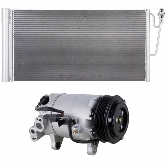 For Mini Cooper 2014 2015 2016 AC Compressor w/ A/C Condenser Drier - BuyAutoParts