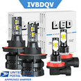 thumbnail image 1 of For Mini Cooper Countryman 2011-2016 LED Headlight Bulbs H13 High/Low Beam+H11 Fog light Kit 4Pcs, 1 of 15