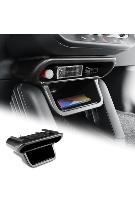 For Mini Cooper E/Se J01 Ev 2024 2025 Car Gear Shift Layered Storage Box Gear Shift Storage Bag Organizer Tray