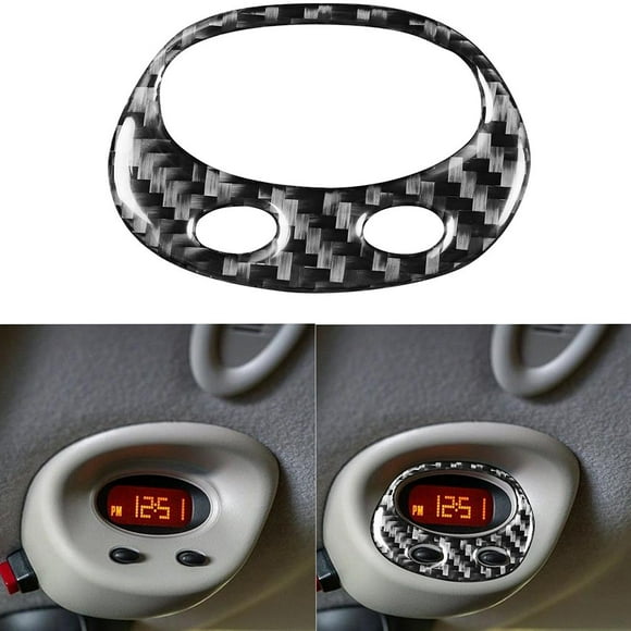 For Mini R50 R53 2002-2004 Carbon Fiber Sticker Car Over Head Display Auto Accessories