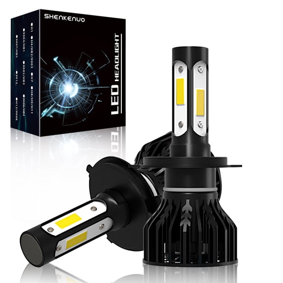 For Mitsubishi Eclipse 2000-2005 LED Headlight Bulbs 9003/H4 High Beam and Low Beam 2pc