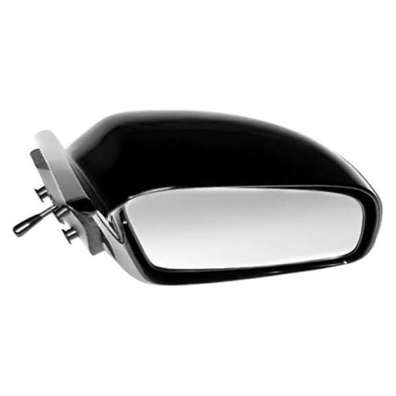 For Mitsubishi Eclipse 2000-2005 Passenger Door Mirror | Manual | Remote | Non-Heated | Gloss | Black | Non-Folding | MR520904 | MI1321119