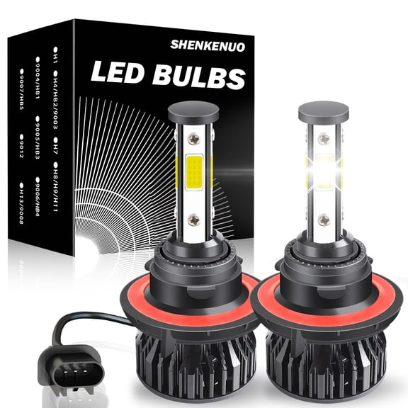 For Mitsubishi Eclipse 2006 2007 2008 2009 2010 2011 2012 LED Headlight Bulbs H13 9008 High and Low Beam 2pcs