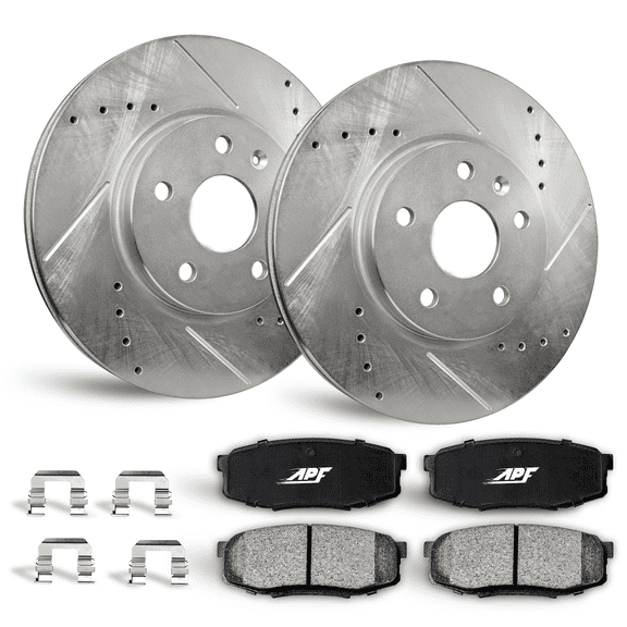 For Mitsubishi Eclipse (94-05), Dodge Avenger (95-00) Rear Brake Kit Rotors+Pads