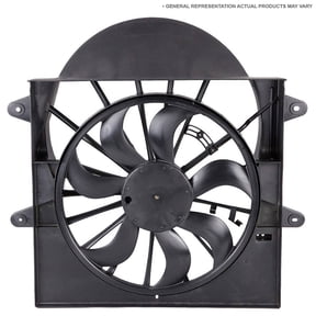 For Mitsubishi Eclipse DSM 1990-1994 New Radiator Side Cooling Fan Assembly - BuyAutoParts