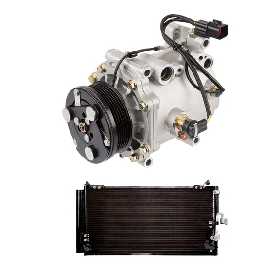 For Mitsubishi Eclipse Dodge Stratus AC Compressor w/ A/C Condenser & Drier - BuyAutoParts