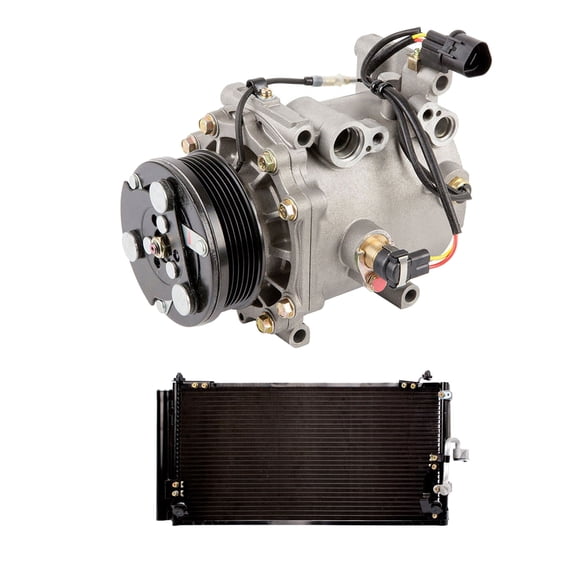 For Mitsubishi Eclipse Dodge Stratus AC Compressor w/ A/C Condenser & Drier - BuyAutoParts