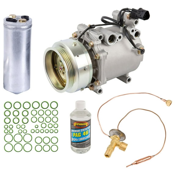 For Mitsubishi Galant 1997 1998 AC Compressor w/ A/C Repair Kit - BuyAutoParts