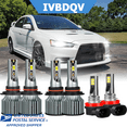 thumbnail image 1 of For Mitsubishi Lancer 2008-2017 LED Headlight Bulbs 9005 High Beam + 9006 Low Beam + H11 Fog Light Combo Kits 6Pcs, 1 of 15