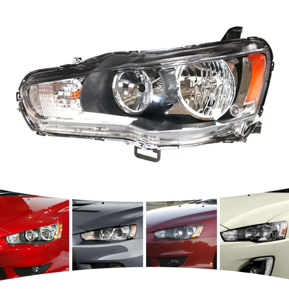 For Mitsubishi Lancer Evo 2008-2017 Driver Side Headlamp Left HeadLight Assembly
