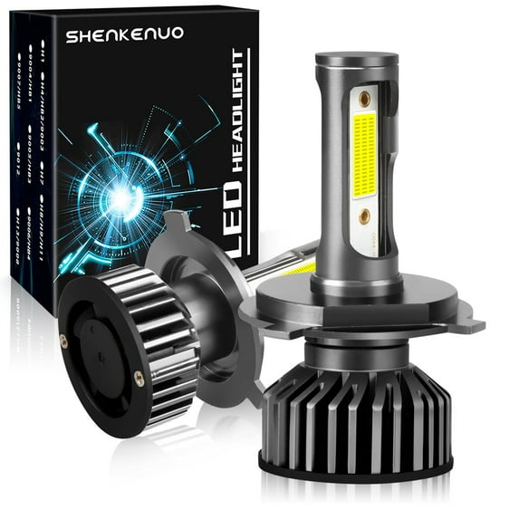 For Mitsubishi Mirage 2014 2015 2016 2017 2018 2019 LED Headlight Bulbs 9003 H4 High and Low Beam 2pcs