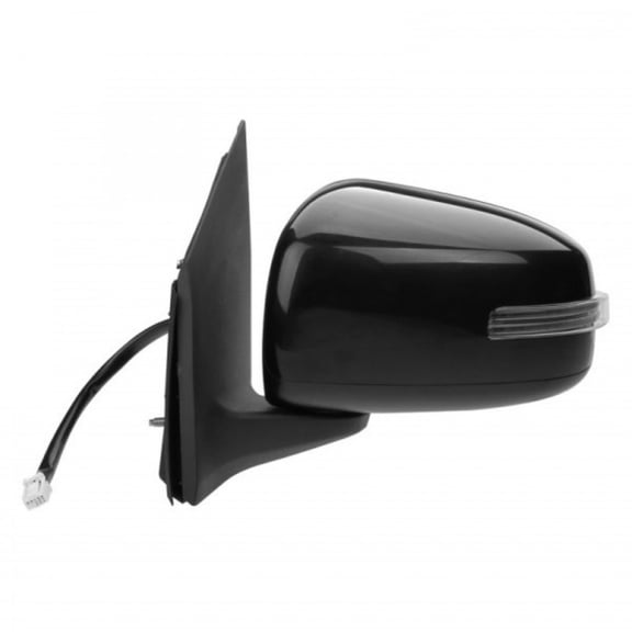For Mitsubishi Mirage 2015 Driver Side Mirror | Outside | Rear | Power View | Non-Heated | w/ Signal Light | w/ Cover | MI1320148 | 7632B805-PFM