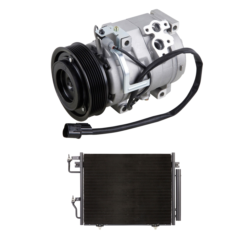 A-Premium A/C Condenser For Mitsubishi Montero Sport 1997-2004 – 2.4L, 3.0L, 3.5L, Aluminum, Direct Fit