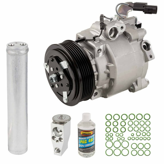 For Mitsubishi Outlander 2014 2015 AC Compressor w/ A/C Repair Kit - BuyAutoParts