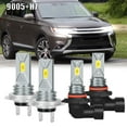 thumbnail image 1 of For Mitsubishi Outlander 2014-2018 4x 9005 H7 Headlight LED Combo Bulbs, 1 of 9
