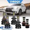 thumbnail image 1 of For Mitsubishi Outlander 2014-2020 LED Headlight Bulbs 9005 High Beam+H7 Low Beam+H11 Fog Light Combo Kit 6Pcs, 1 of 14